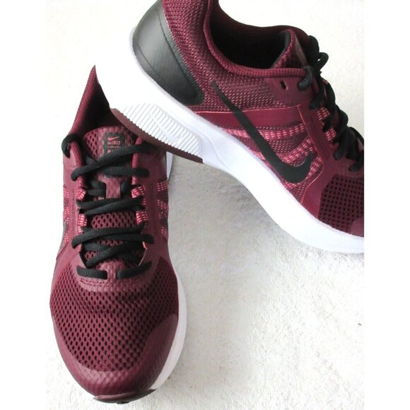 Nike Women's Run Swift 2 Dark Beetroot Red Black Running Shoes Sizes NIB - Picture 4 of 5